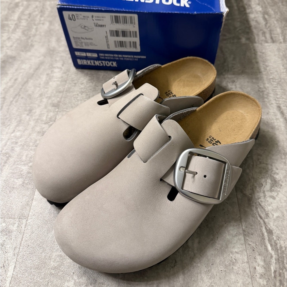 NEW Birkenstock Boston Big Buckle Clogs 9-9.5
